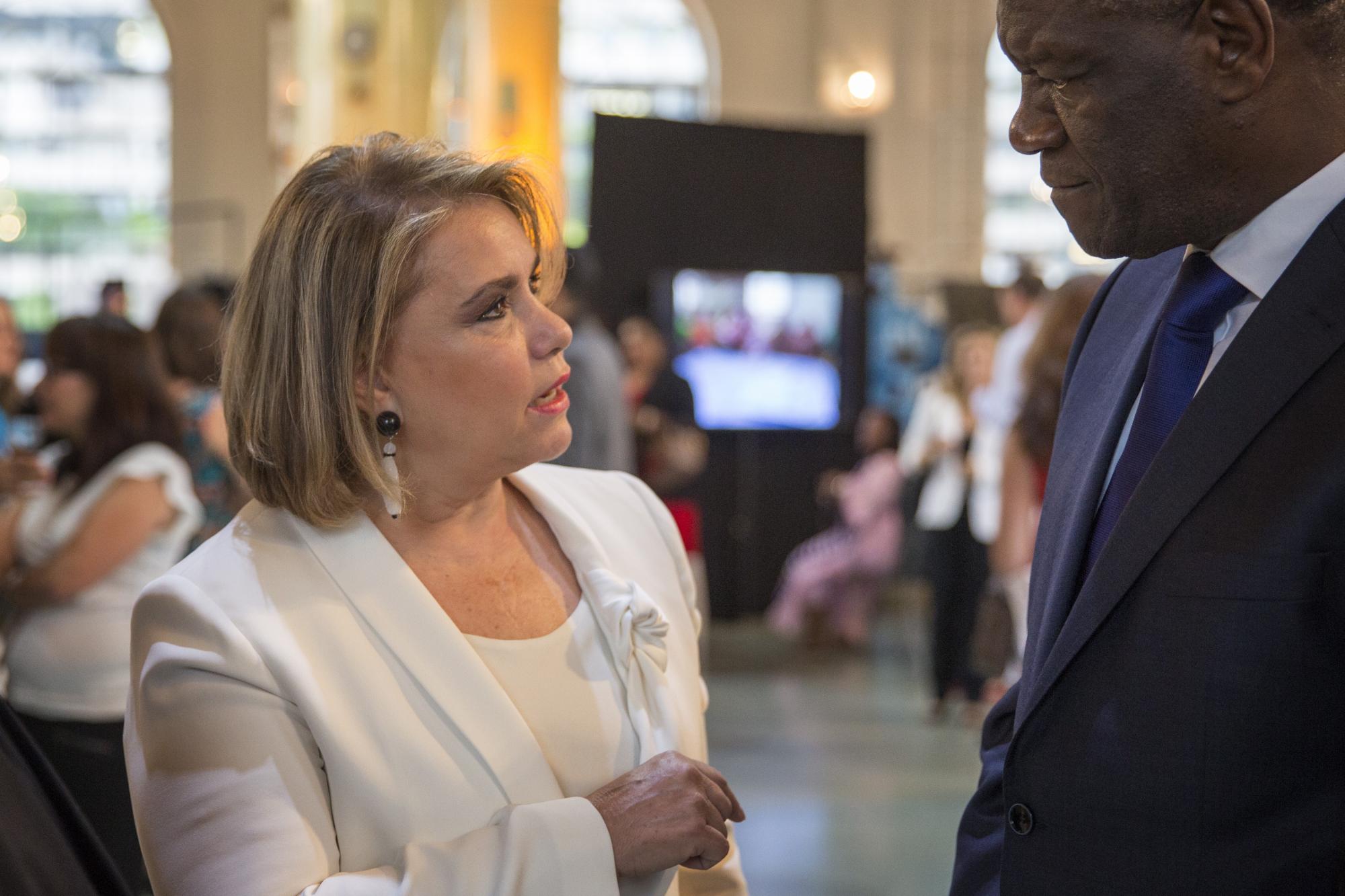 Maria Teresa et Docteur Mukwege