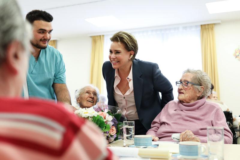 Visite du Centre gérontologique Pontalize destiné aux personnes âgées